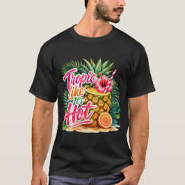 Tropisk sommarstrand T-shirt. T Shirt