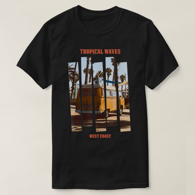 Tropisk sommartid i Vågar Väster Kusten, Äventyr T Shirt (Design framsida)