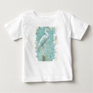 Tropisk stilla Egret för fåglar T Shirt