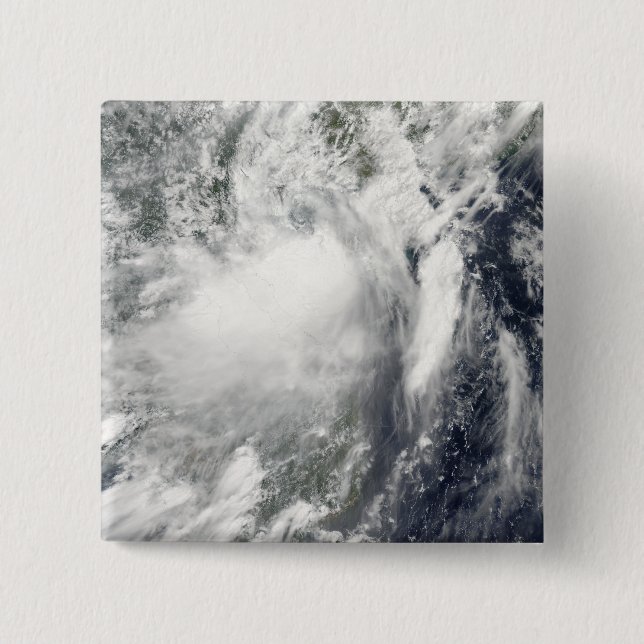 Tropisk storm Conson närmar sig Vietnam Knapp (Framsida)