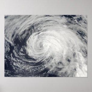 Tropisk storm Ele i den Stillahavs- centralen Poster