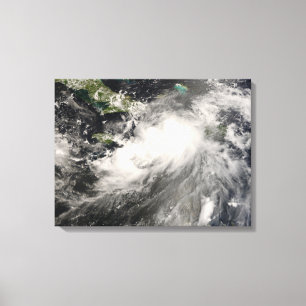 Tropisk storm Gustav i det karibiska havet Canvastryck