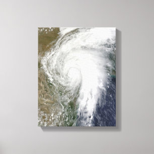 Tropisk storm Hermine över Texas Canvastryck