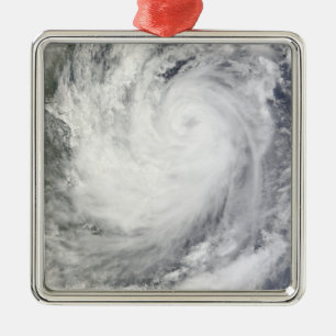 Tropisk storm Ketsana Julgransprydnad Metall