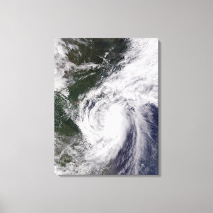 Tropisk storm Mekkhala Canvastryck