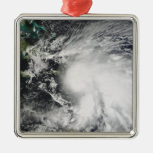 Tropisk storm Noel över Haiti Julgransprydnad Metall