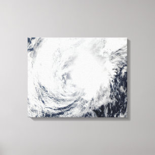 Tropisk stormNida southeast av Kadena Canvastryck