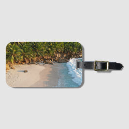 Tropisk strand bagagebricka