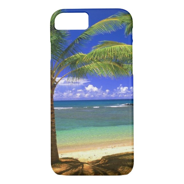 tropisk strand Case-Mate iPhone skal (Baksida)