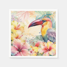 Tropisk strand Luau-fest servett