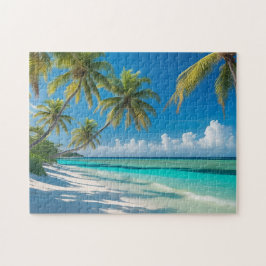 Tropisk strand pussel