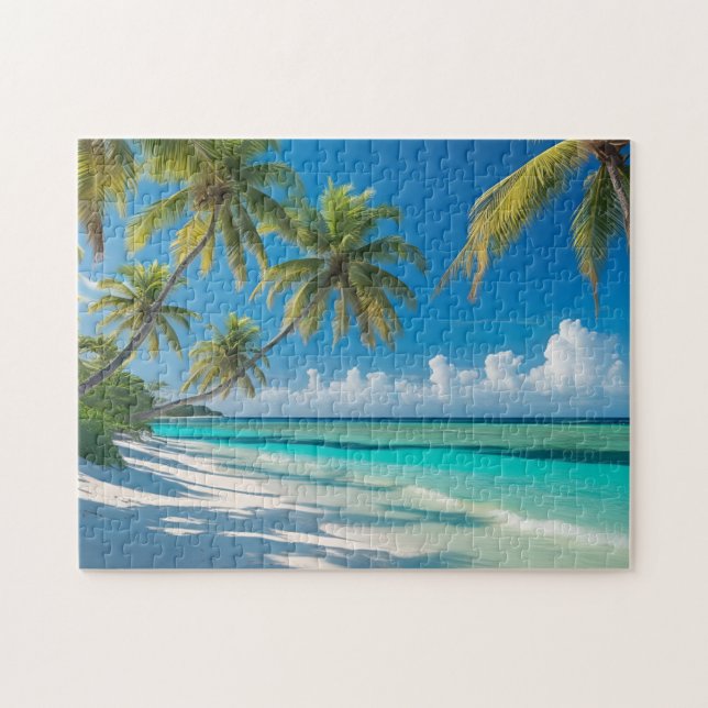 Tropisk strand pussel (Horisontell)