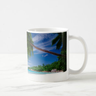 Tropisk strand   Seychellerna Kaffemugg