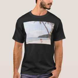 Tropisk strand t shirt