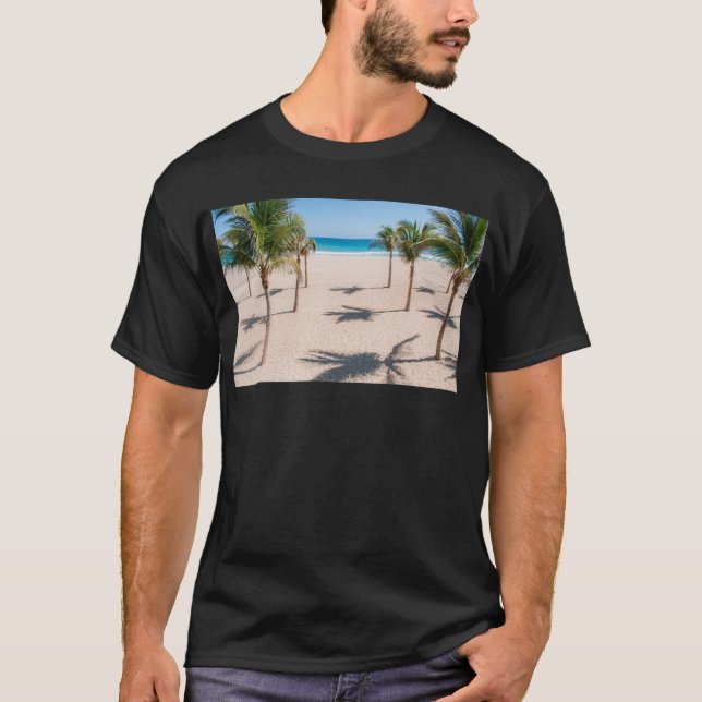 Tropisk strand t shirt (Framsida)