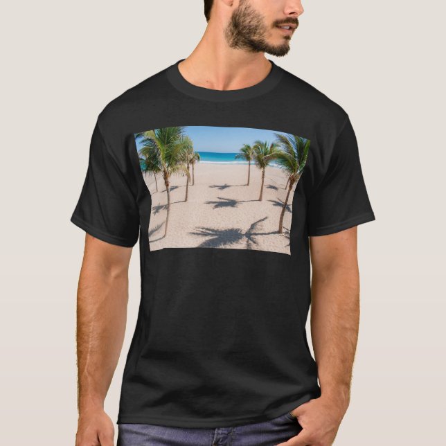 Tropisk strand t shirt (Framsida)