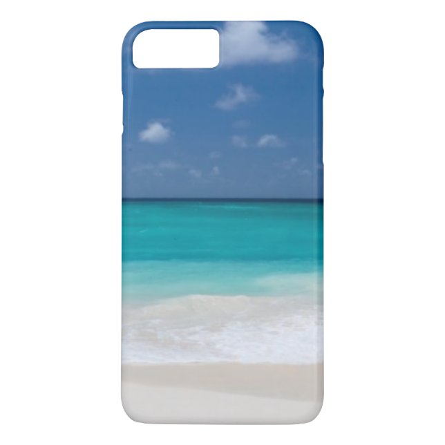 Tropisk strand turkos vatten Case-Mate iPhone skal (Baksida)