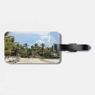 Tropisk strandbagagemärkre - Punta Cana Bagagebricka