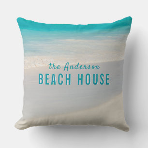 Tropisk "Strandhus" specialdesign Kudde