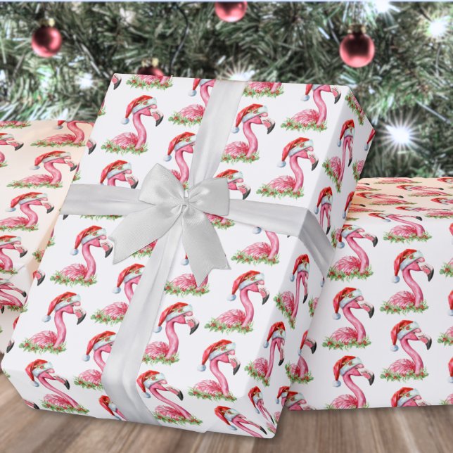 Tropisk strandjul presentpapper (Tropical Beach Christmas Wrapping Paper )
