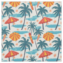 Tropisk strandpalm tyg