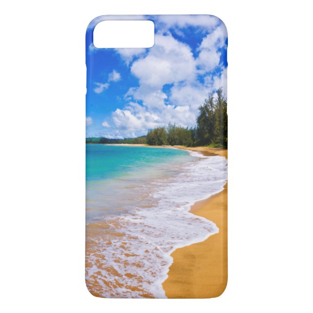 Tropisk strandparadis, Hawaii Case-Mate iPhone Skal (Baksida)
