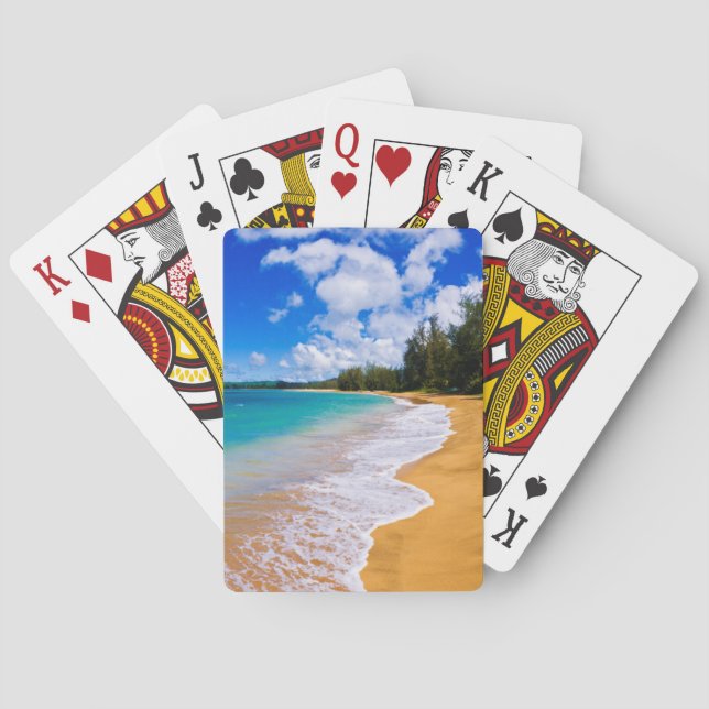 Tropisk strandparadis, Hawaii Casinokort (Baksidan)