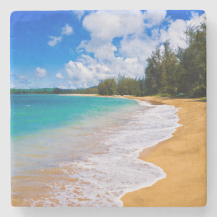 Tropisk strandparadis, Hawaii Underlägg Sten