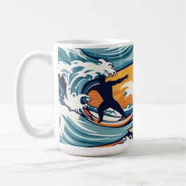 Tropisk Surfare Kaffemugg