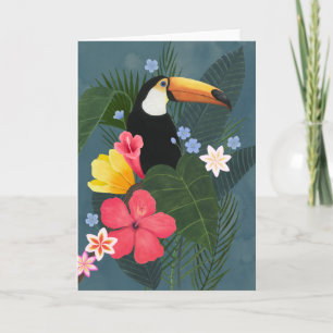 Tropisk Toucan i vildmarken Kort