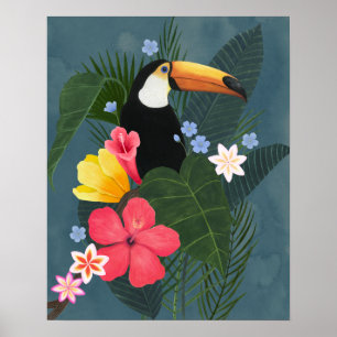 Tropisk Toucan i vildmarken Poster