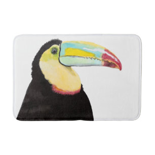 Tropisk Toucanfåglar Badrumsmatta