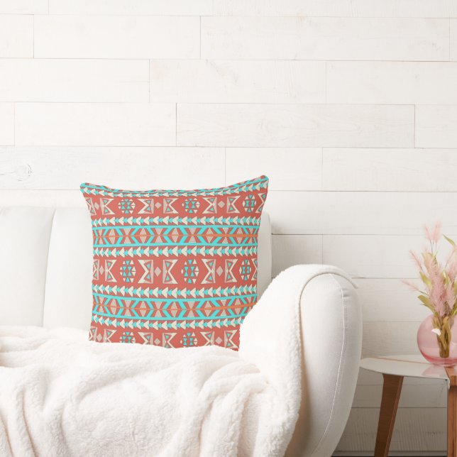 Tropisk Tribal Sommar Kudde (Soffa)