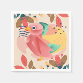 Tropisk tunga i Paradise Pappersservett