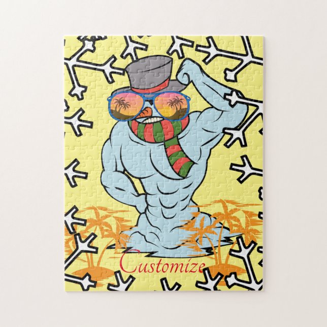 Tropisk vaccinationsthunder_Cove i Snögubbe Pussel (Vertikal)