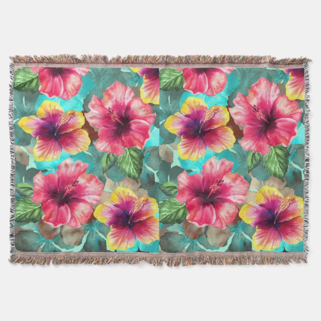 Tropisk vibäckfilt filt (Framsidan)