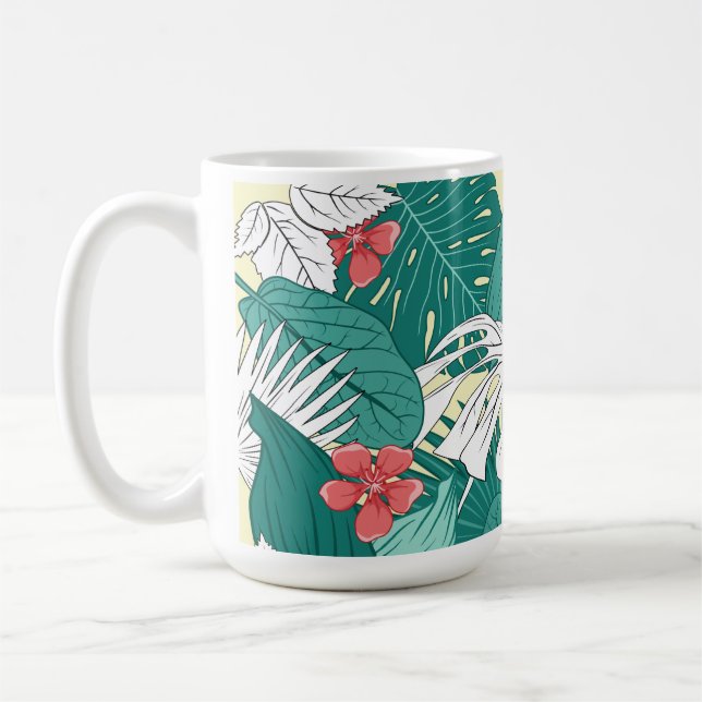 Tropisk vibe kaffemugg (Vänster)