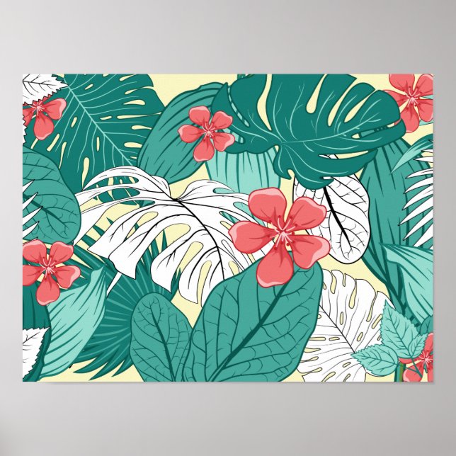 Tropisk vibe poster (Framsidan)
