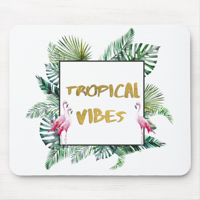 Tropisk vibes musmatta (Framsidan)