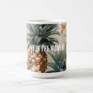 Tropiska Ananas Blommig Kaffemugg