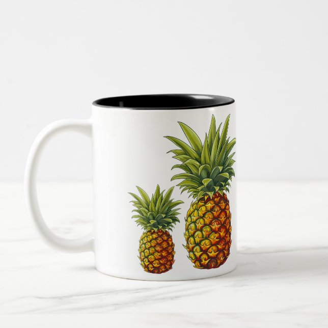 Tropiska ananas Paradise Mugg (Vänster)