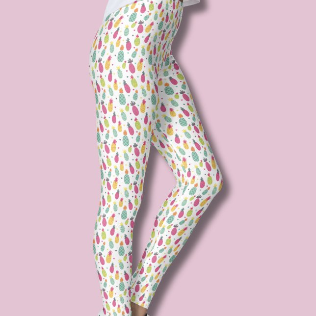 Tropiska Ananas Sommar Leggings (Pineapple leggings)