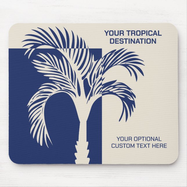 Tropiska anpassningsbar musmatta (Framsidan)