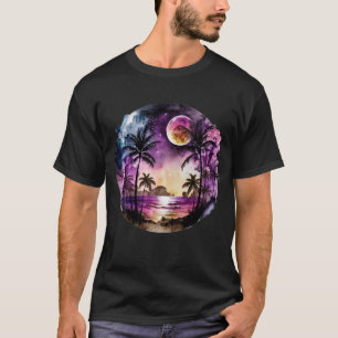 Tropiska bågsolnedgång t shirt