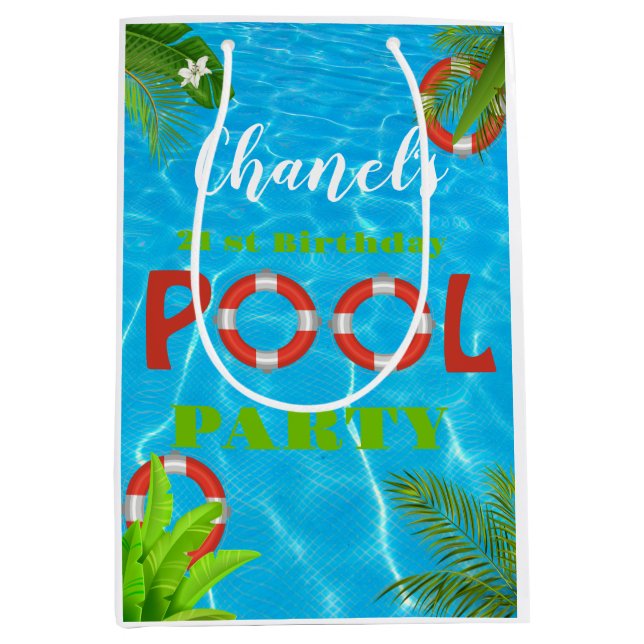 Tropiska Bassäng Party | Sommarfödelsedag (Framsidan)