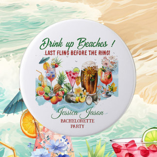 Tropiska Beach Cocktails Fruits Bachelorette Party Knapp