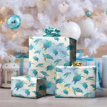 Tropiska Beach-julhavets sköldpadda Glitter Presentpapper<br><div class="desc">Den här pappra julomslutningen har en mönster av söt turkos blåhavssköldpadda på en abstrakt strandbakgrund med en faux glitter-våg och glatt stjärna-accenter. Kolla in samlingen för fler matchande produkter,  eller kontakta mig genom Zazzle-Chattan om du behöver något speciellt.</div>