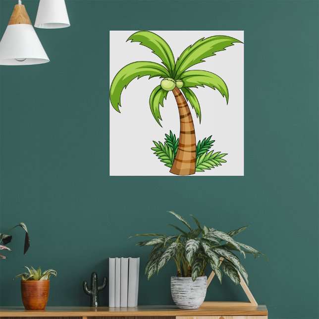 Tropiska Beach och ön Vibes Handflatan Poster (Skapare uppladdad)