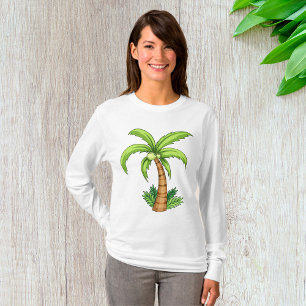 Tropiska Beach och ön Vibes Handflatan T Shirt
