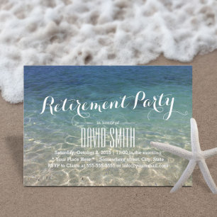 Tropiska Beach Pension Party Inbjudningar